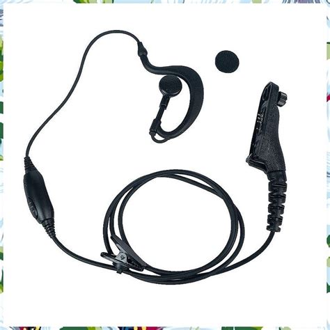 Motorola XPR 7550e Earpiece Caroo G Shape Headset And Mic For Motorola