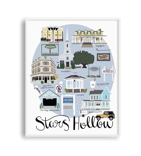 Gilmore Girls Stars Hollow Print | RePop Gifts