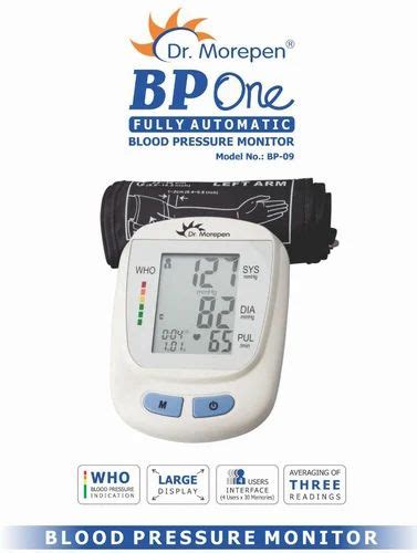 Dr Morepen Bp Monitor Bp 09 For Clinic At Rs 975 In Kolkata Id