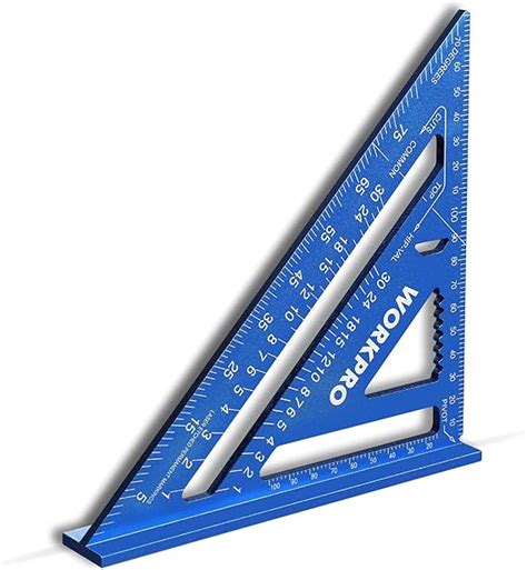 WORKPRO Equerre Menuisier 180 Mm Equerre De Charpentier Triangulaire