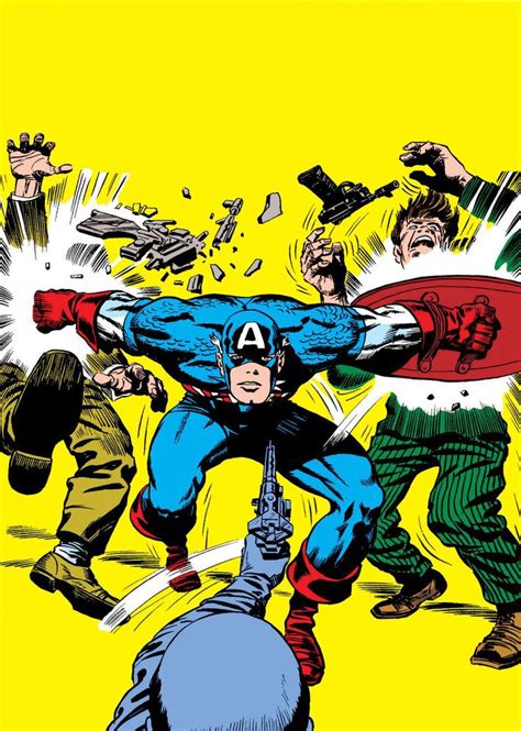 Captain America Steve Rogers By Jack Kirby Captain America Comic