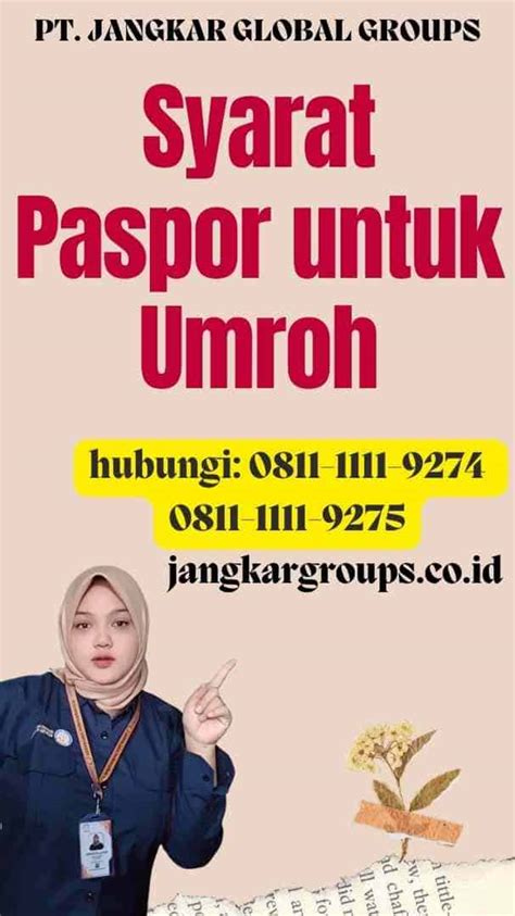 Syarat Paspor Untuk Umroh Jangkar Global Groups