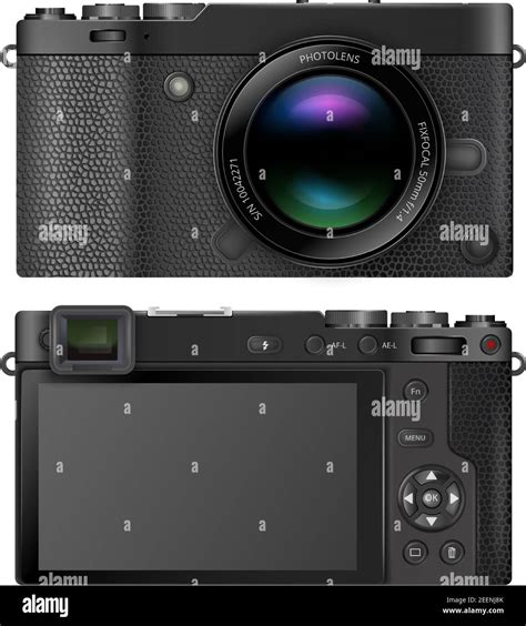 Compact Mirrorless Interchangeable Lens Digital Photo Camera With