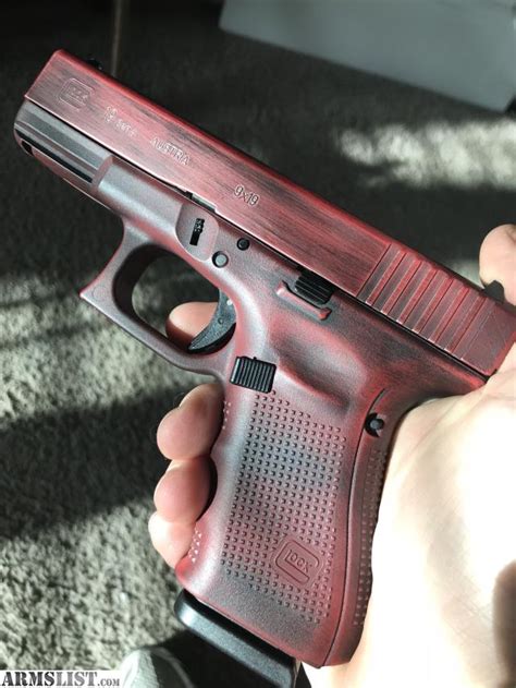 Armslist For Sale Battleworn Red Glock 19