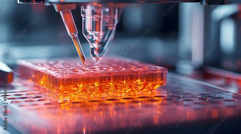 Bioprinting D Printing Of Human Tissues A Detailed Visual Of A