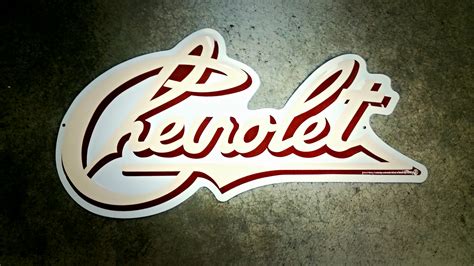 Chevrolet Vintage Script Sign | Dale Earnhardt Chevrolet Store