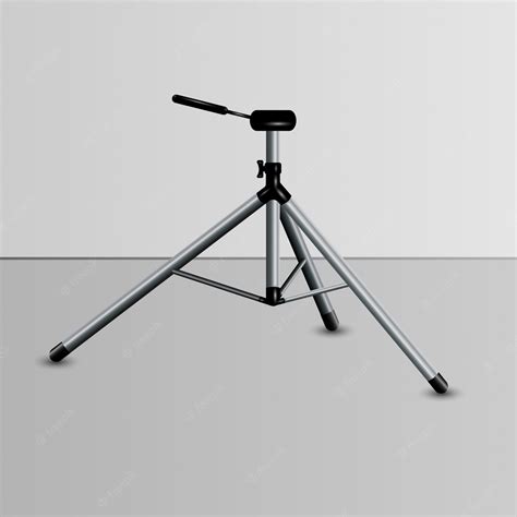 Premium Vector | Realistic camera tripod