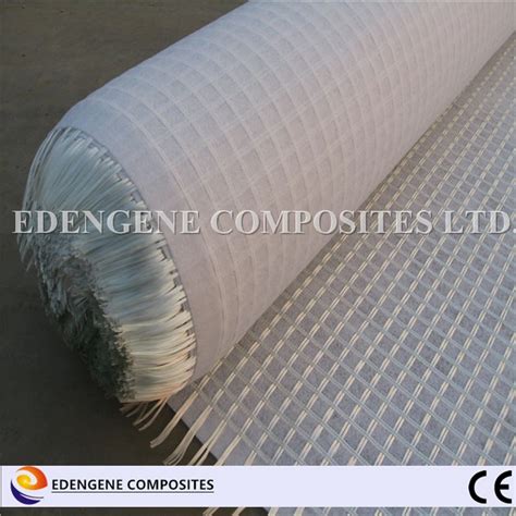 Fiberglass Geogrid Composite Paving Mat For Asphalt Reinforcement With Ce Certificate Asphalt