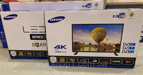 Samsung Smart TV 4K телевизор 2020 год Ultra HD, LЕD, IPTV, T2 32 дюйма ...
