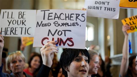 Tennessee And Iowa Move To Arm Teachers After School Shootings