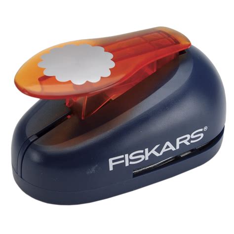 Fiskars Lever Punch Xl Scalloped Circle