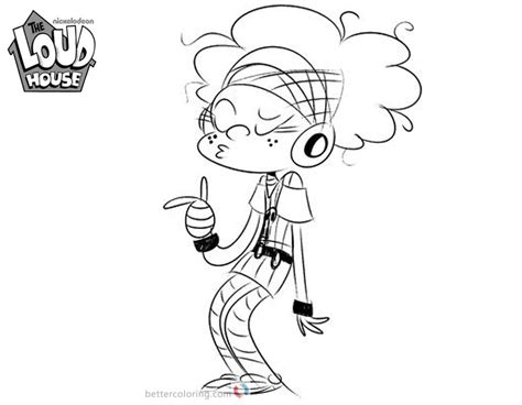 Luna Loud Coloring Pages Coloring Pages