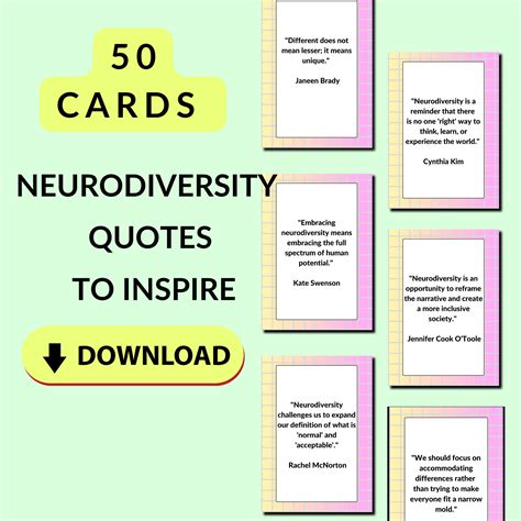 Neurodiversity Inspiring Quotesneurodiversity Positivity Etsy Canada