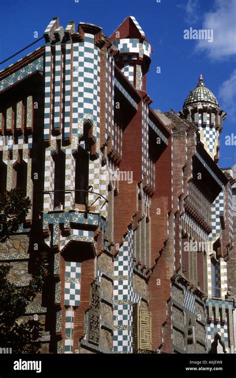 Casa Vicens From Antoni Gaudi Hi Res Stock Photography And Images Alamy