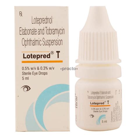 Lotepred T Eye Drop Ml Buy Online At Hpharmacy