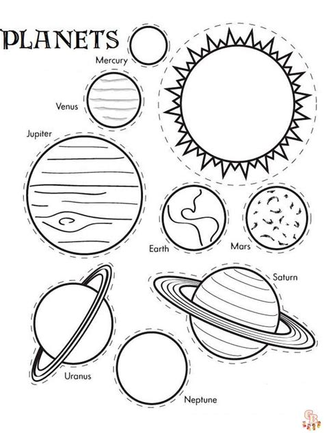 Explore the Solar System Free Printable Coloring Pages