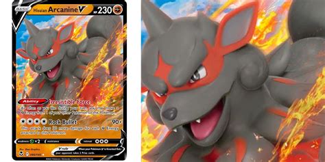 The Cards Of Pok Mon Tcg Silver Tempest Part Hisuian Arcanine