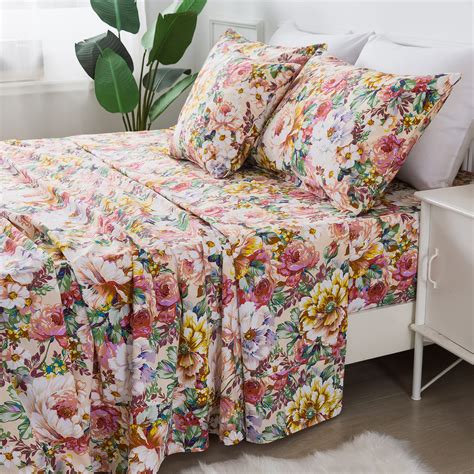 Floral Sheets Queen Tr