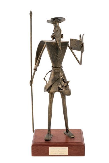 Spanish School Th Century Escultura De Don Quijote Mutualart