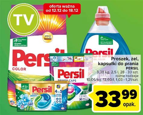 Kapsułki do prania deep clean PERSIL POWER CAPS cena promocje