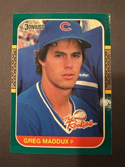 Greg Maddux 1987 Donruss Rookies 52 RC Pristine Auction