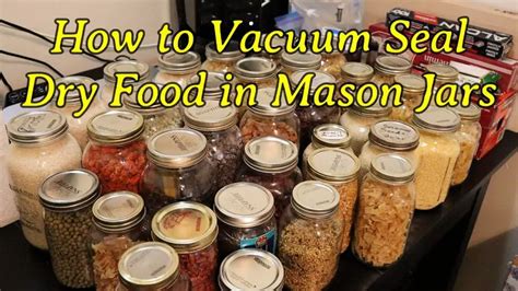 How To Vacuum Seal Mason Jars 8 Ways Step By Step Diy Folly