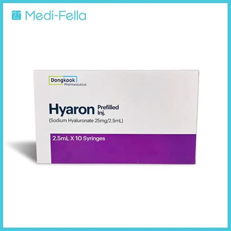 Hyaron Korea Skin Brightening Injections Prefilled Sodium Hyaluronate