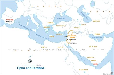 1 Kings Ophir and Tarshish - Bible History