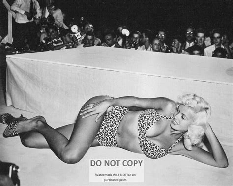 Jayne Mansfield Actress And Sex Symbol Pin Up X Publicity Photo Ep