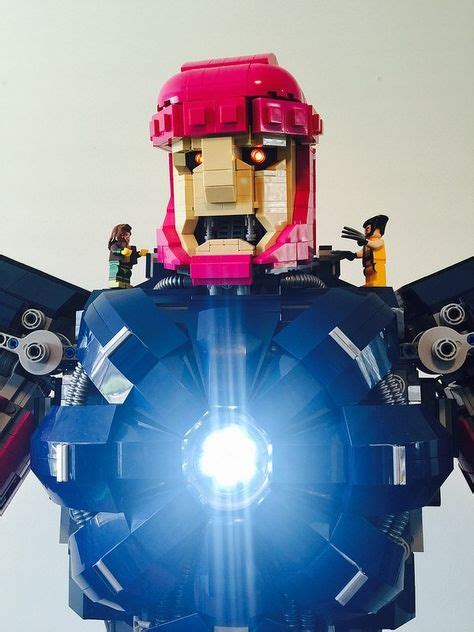 Sentinels Unleashed Enormous Lego X Men Sentinel Stands Over Feet