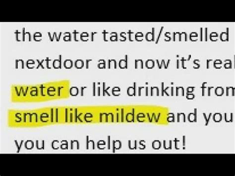 Residents Complain Of Dirty Bad Tasting Tap Water YouTube