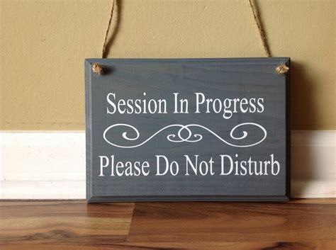 Session In Progress Please Do Not Disturb Two Sided Double Sided Office