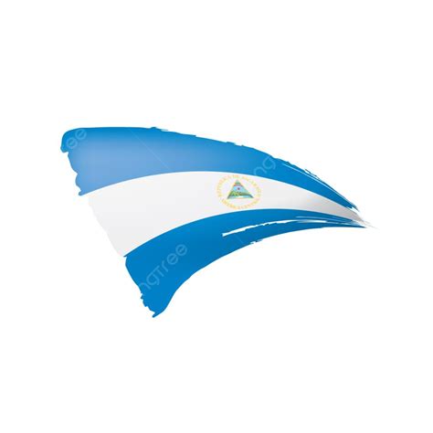 Nicaragua Flag Vector Art Png Nicaragua Flag Illustration Symbol Brush Design Country