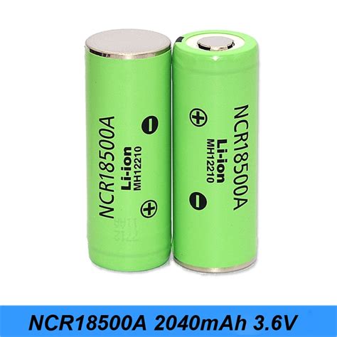 Originalt 3.6v 18500 ncr 18500a 2040 mah oppladbar... – Grandado