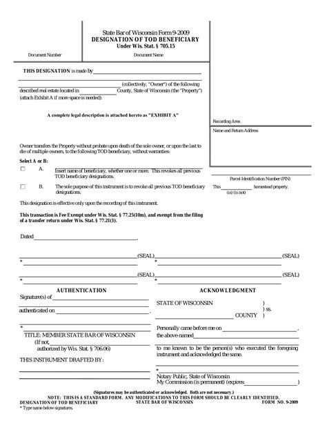 Free Wisconsin Quit Claim Deed Form Pdf Word Eforms