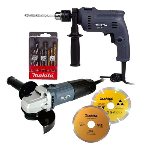 Kit Rotomartillo Esmeriladora Makita Broca 13pz Discos Mebuscar México