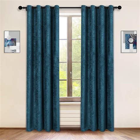 Amazon.com: blue curtains for living room