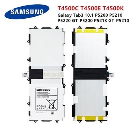 แบตเตอรี่ T4500e 6800mah สำหรับ Samsung Galaxy Tab3 P5200 P5210 P5220 Cha Shop Thaipick