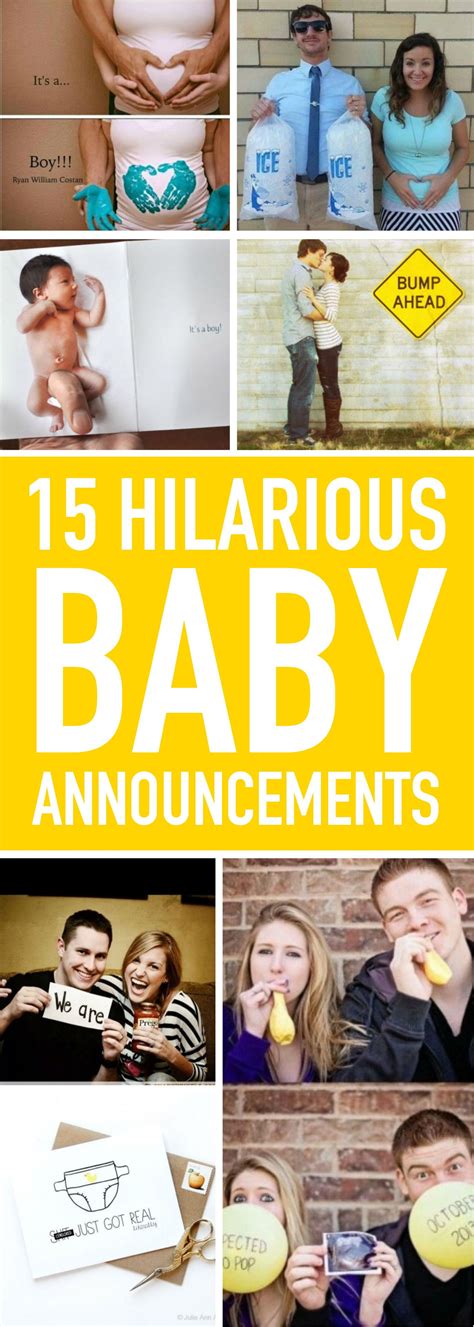 16 hilarious baby announcements - Today's Parent | Fun baby ...