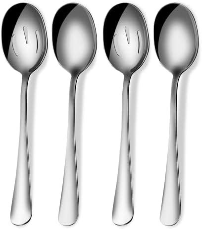 Amazon Keyoxy Large Serving Spoons Pieces Large Stainless