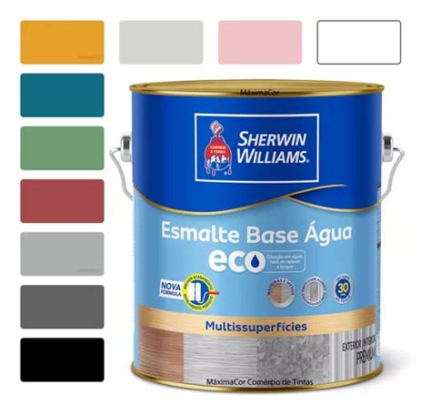 Tinta Esmalte Alto Brilho Eco 2 Em 1 Sherwin Williams 3 2l