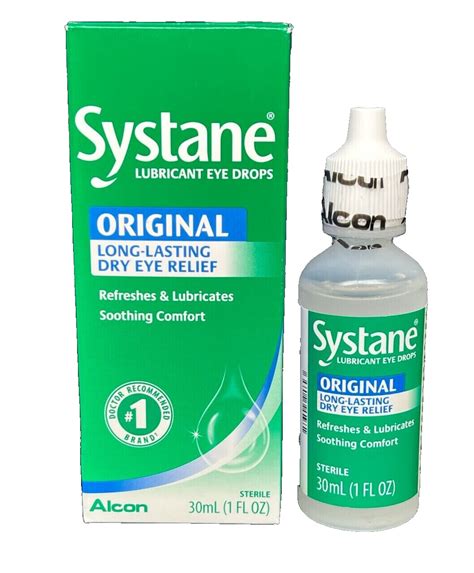 Systane Original Long Lasting Dry Eye Relief Lubricant Eye Drops 30 Ml