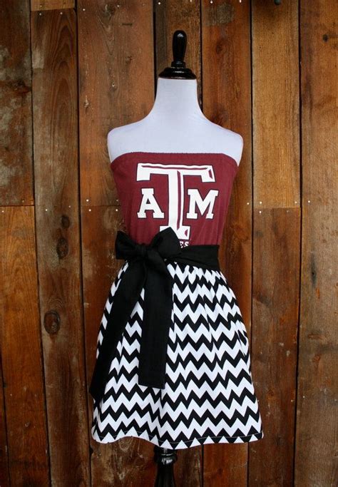 Texas A M Aggies Strapless Game Day Dress Size Small Gameday Dress