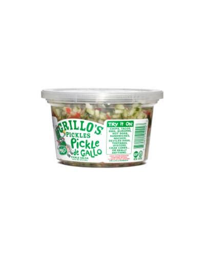 Grillo S Fresh Mild Pickle De Gallo Pickle Based Salsa 14 Oz Fred