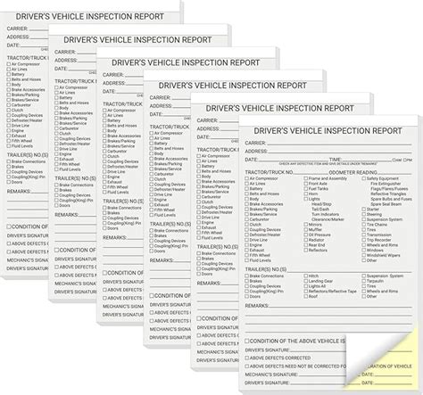 Amazon Suituts Sets Detailed Driver Daily Vehicle Inspection