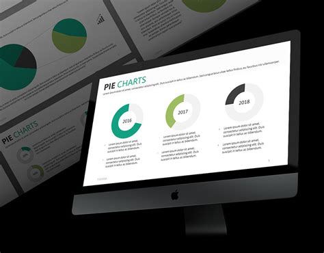 pie chart  template    behance