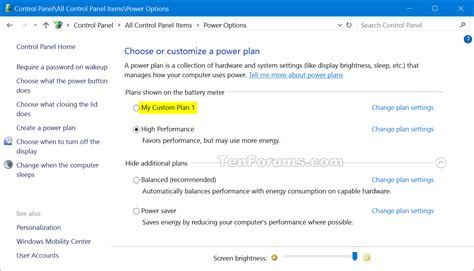 Rename Power Plan In Windows 10 Tutorials