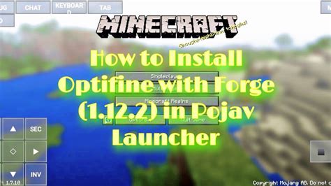 How To Install Forge And Optifine In Pojav Launcher 1 12 2 Outdated