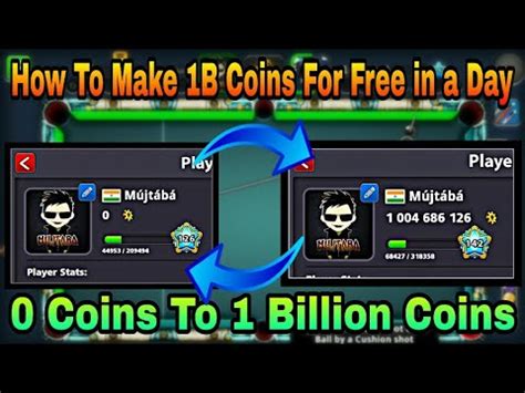 0 Coins To 1 Billion Coins 8 Ball Pool By Miniclip Fastest Coins