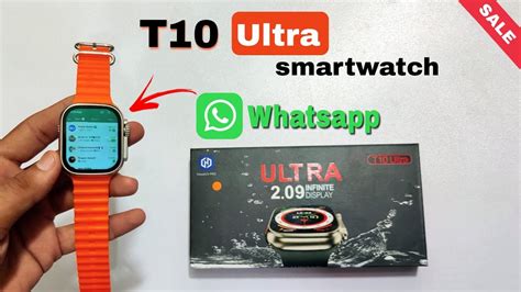 T10 Ultra Smartwatch Unboxing And Review Smartwatch T10 Ultra YouTube